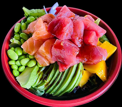 Poke bowls